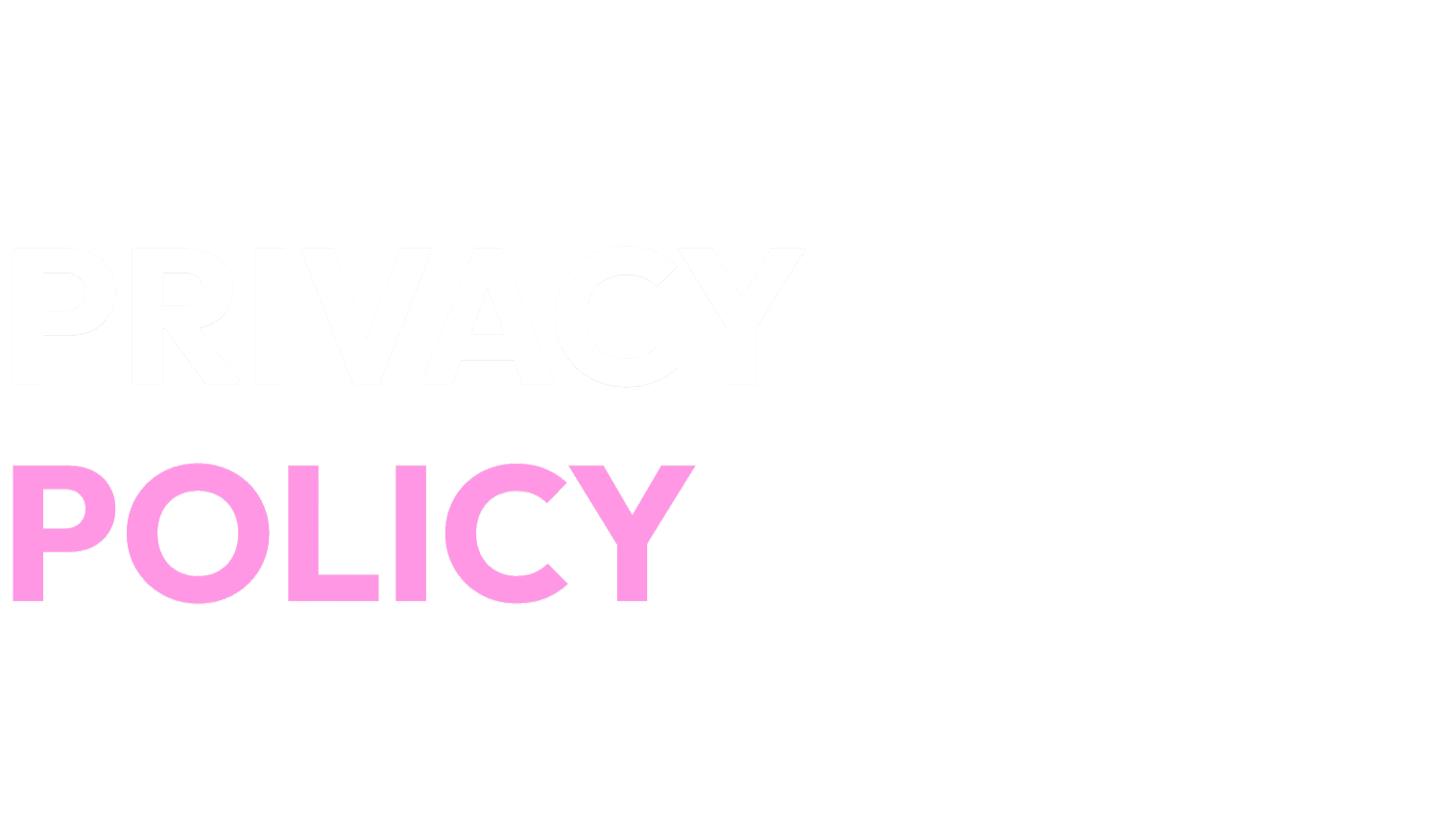 Privacy Policy